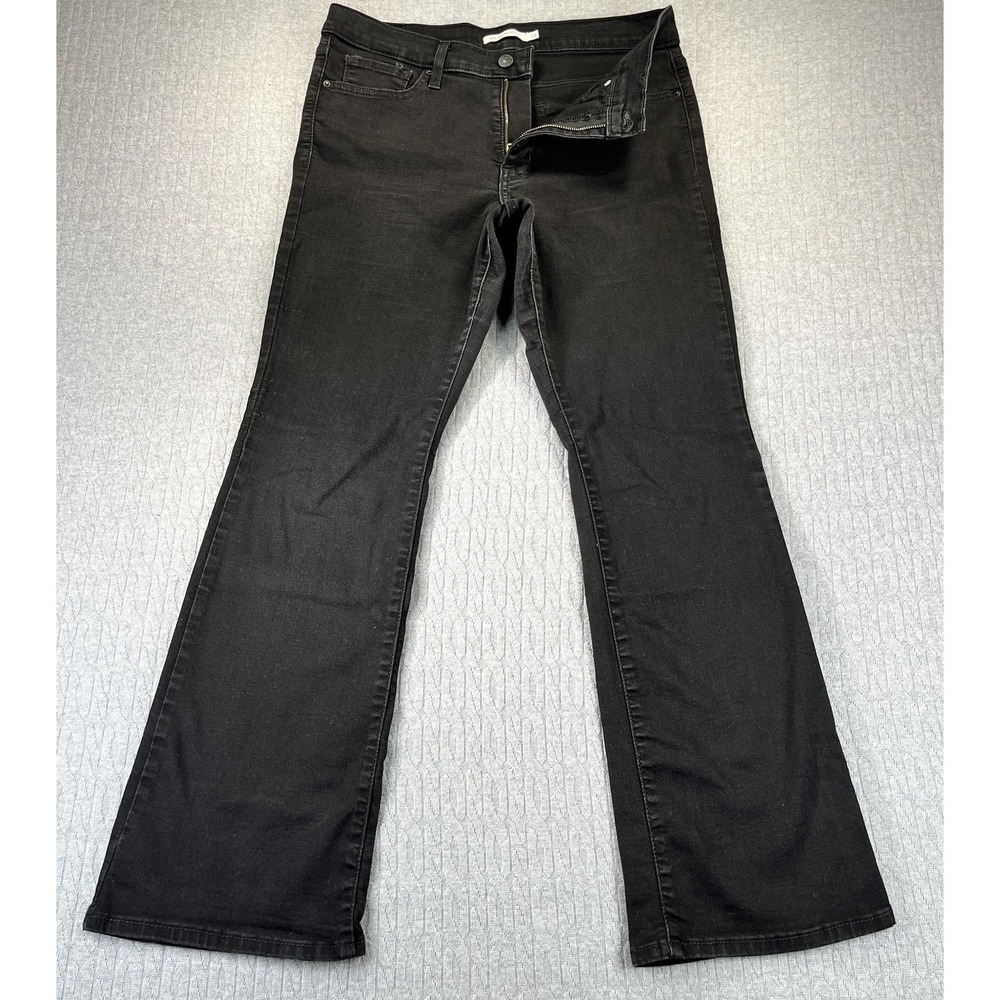 Levi's 315 shaping bootcut Mid-Rise Women 31X29 slim fit authentic Black Jeans
